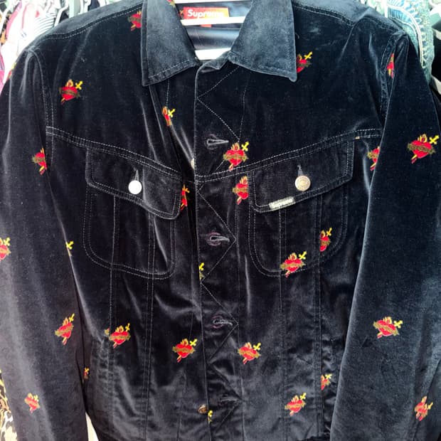 SUPREME VELVET JACKET