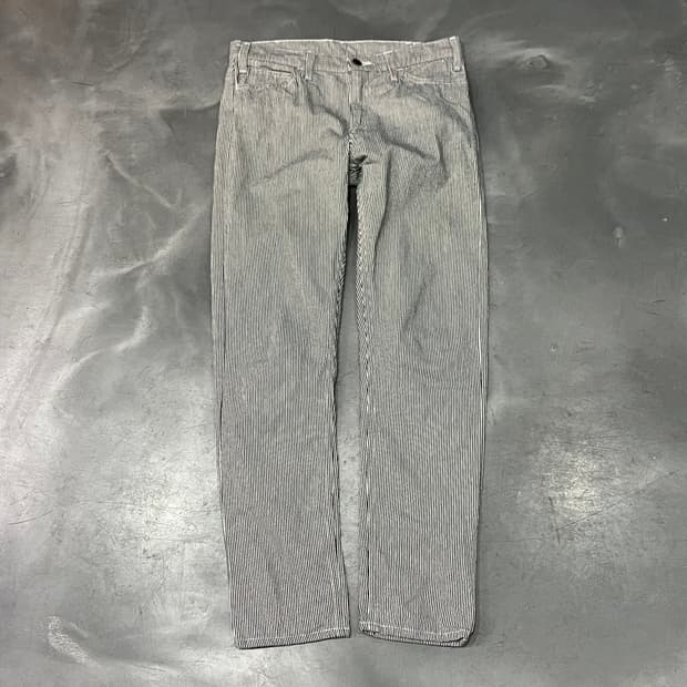  오어슬로우 스트라이프 팬츠 y15286