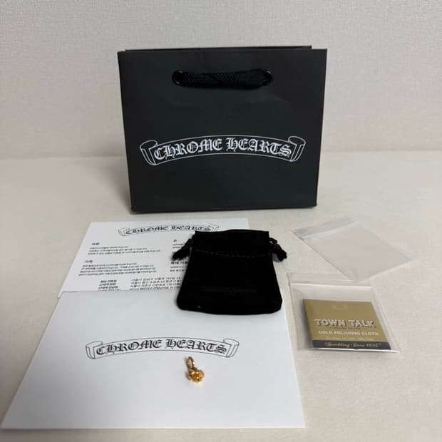 크롬하츠 22k 플러스 스택 펜던트 참