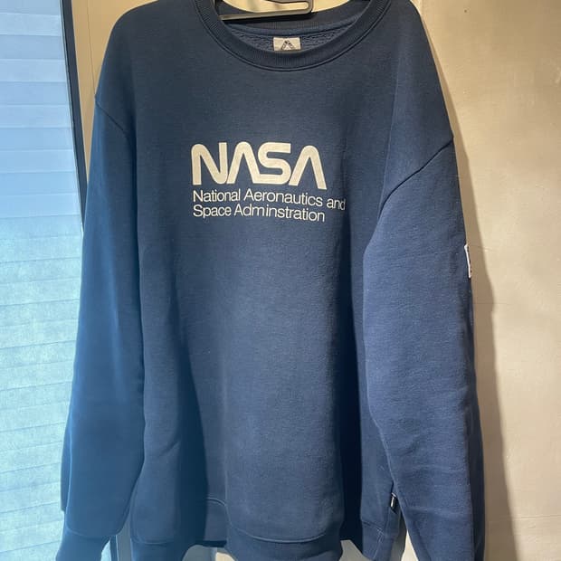 NASA 약기모 맨투맨 XXL