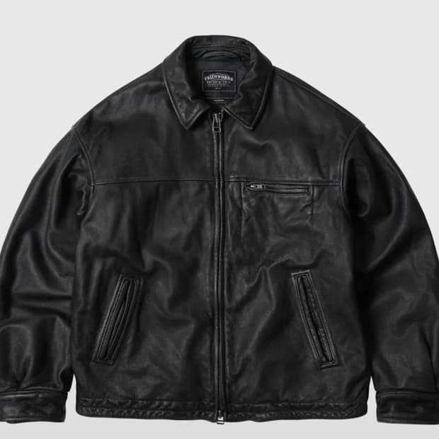 프리즘웍스 destroyed 카우레더자켓