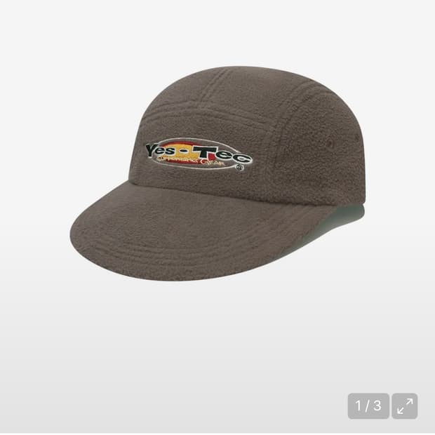 예스아이씨 예스 테크 플리스 캡 브라운