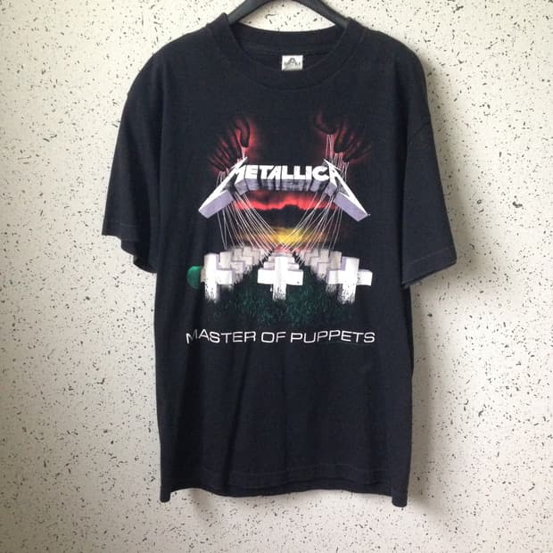 메탈리카 metallica 2006 master of puppets티셔츠