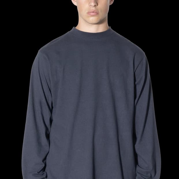 yeezy gap long sleeve 블랙, 다크그레이 M