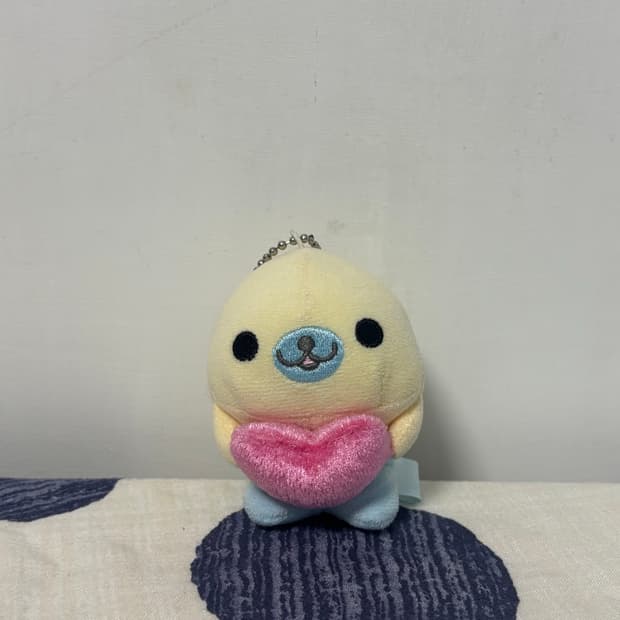 고전 산엑스 하트 마메고마 인형 키링
