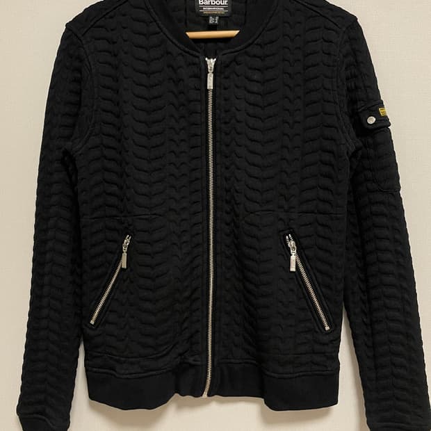 바버 퀼팅 봄버 자켓