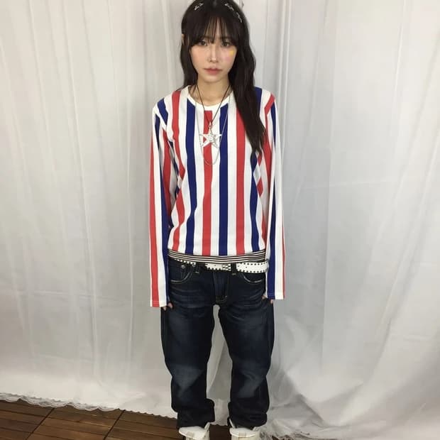 LOUXS Union Works Tricolor Stripe Tee