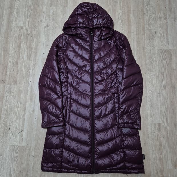 캘빈클라인 여성 라이트 프리미엄 덕다운 경량 롱패딩