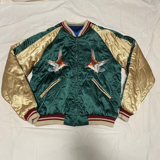 Quilted Souvenir Jacket(reversible)