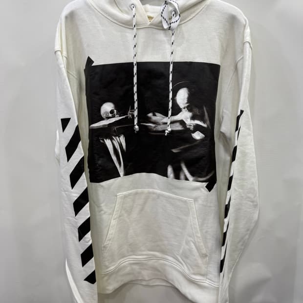 Off-White 오프화이트 화이트 후드티