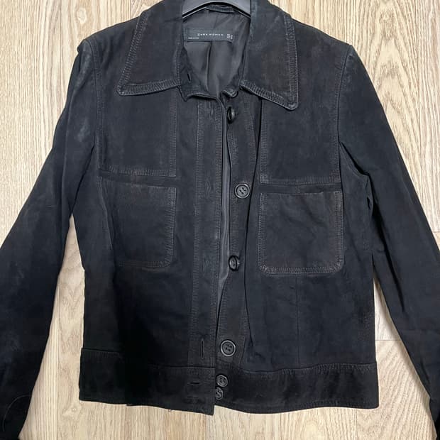 자라 스웨이드 자켓