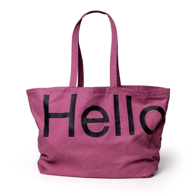 hellodude 헬로듀드 빅 토트 백 그레이프