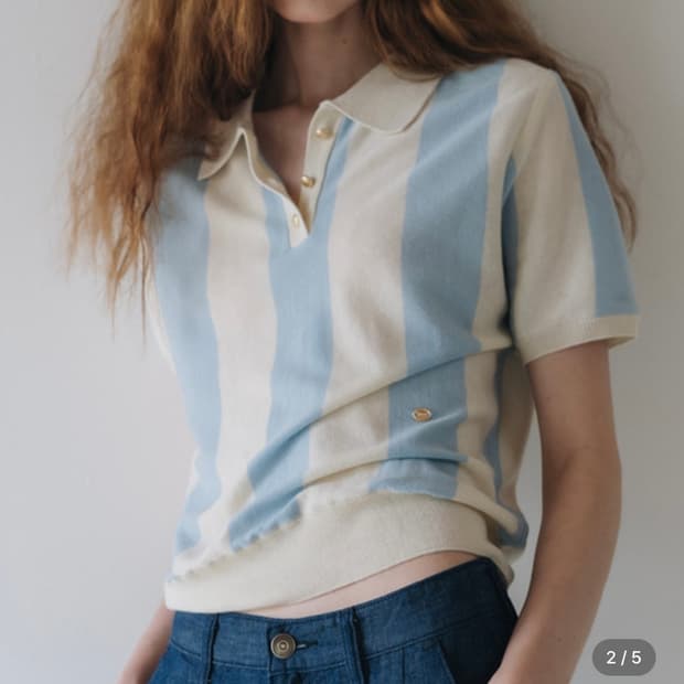 시엔느 Sienne Napoli Stripe Knit S