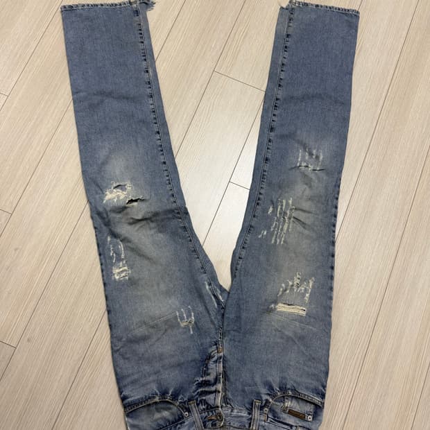 돌체앤가바나 DENIM 백프린팅 데님팬츠