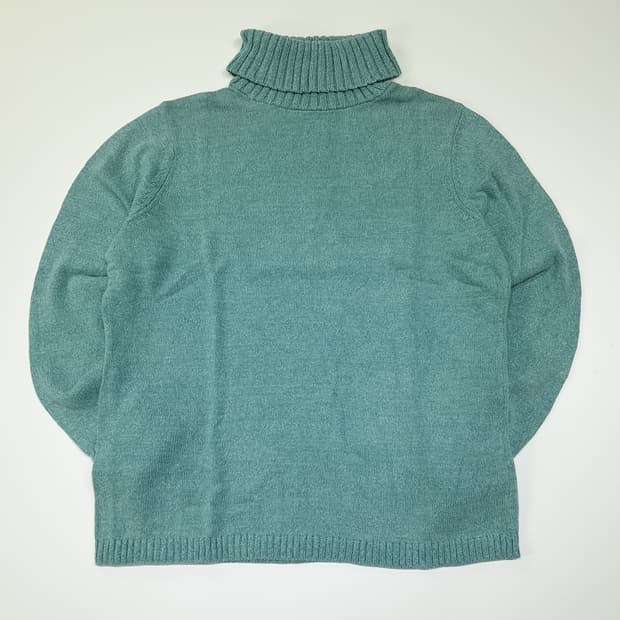 CL352 XL 엘엘빈 00s 터틀넥 민트그린 니트 스웨터