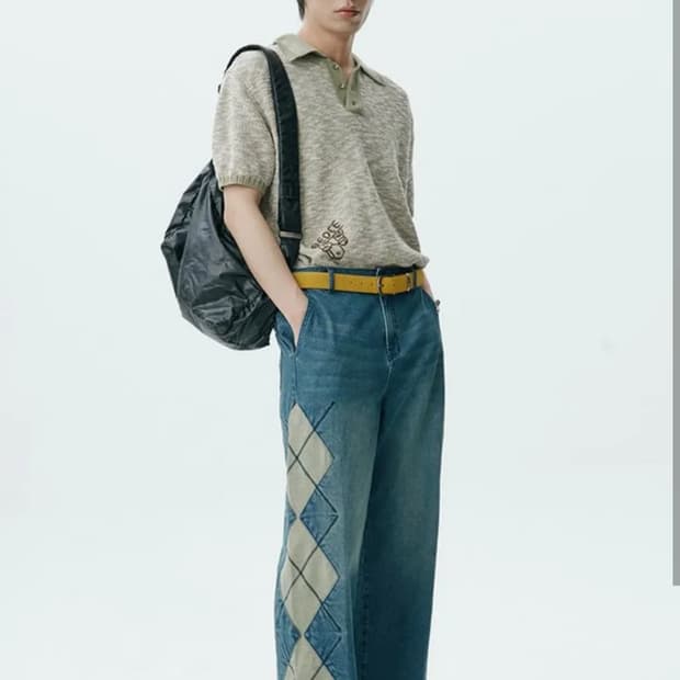 이외들 자수 니트 카라티 빈티지 무신사 칼하트 폴로 앤더슨벨