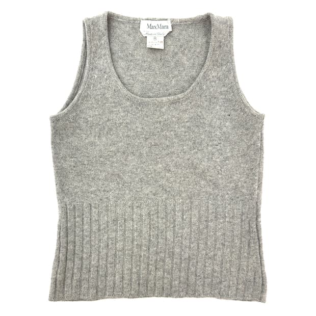 Max Mara Angora Blend Knit Vest/ M