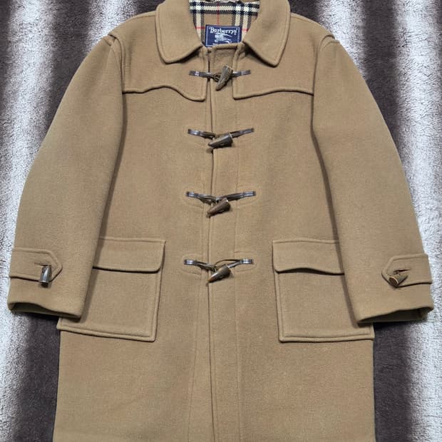 버버리 울 떡볶이코트
