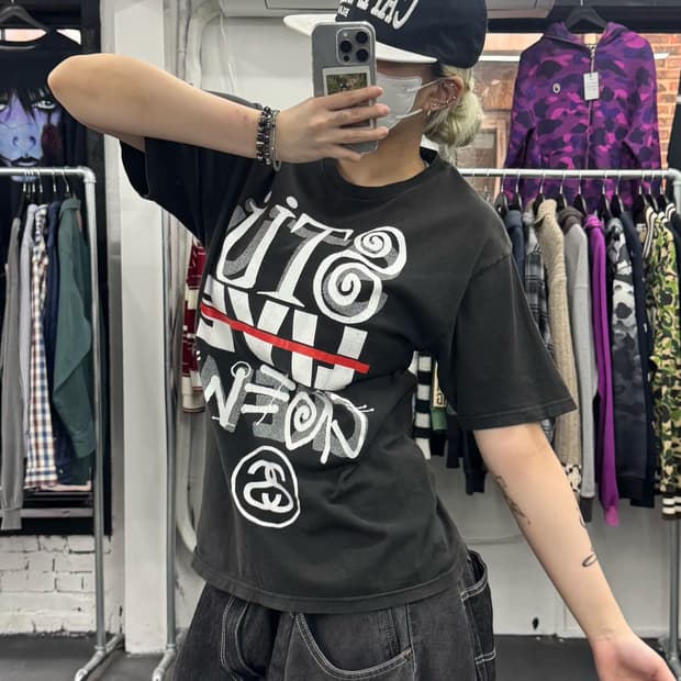 00s 스투시 Live crew 티셔츠