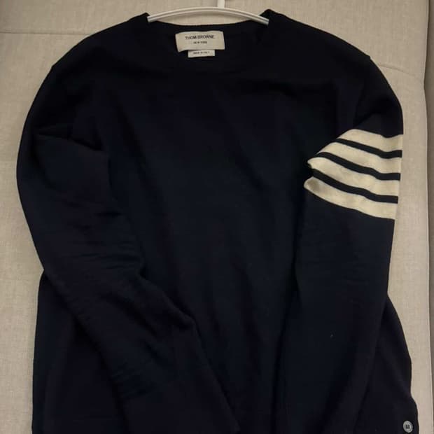 S급 톰브라운 메리노 울 니트 급처 