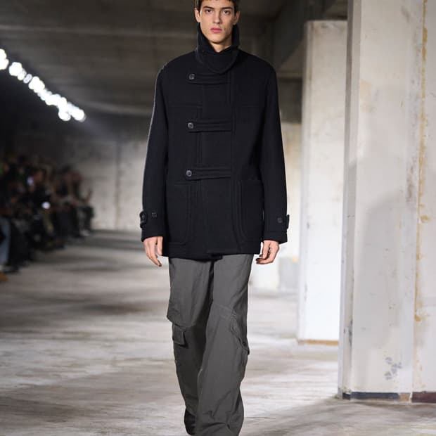 드리스 반 노튼 FW24 PAXFORD 가먼트 다이드 카고 팬츠