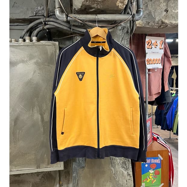 미즈노 배색 져지 옐로우 XL #csz3021