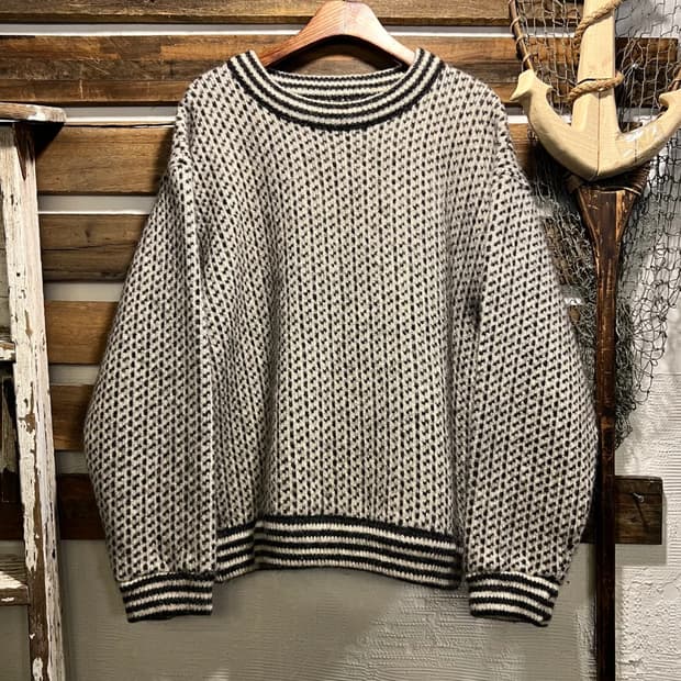 [XL]80's 엘엘빈 Made in Norway 버드아이 스웨터