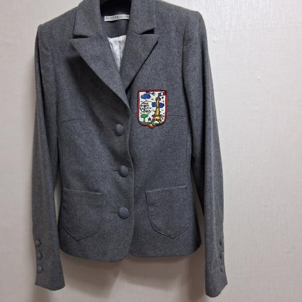 Jean Charles de CASTELBAJAC  여성 자수 울 쟈켓 