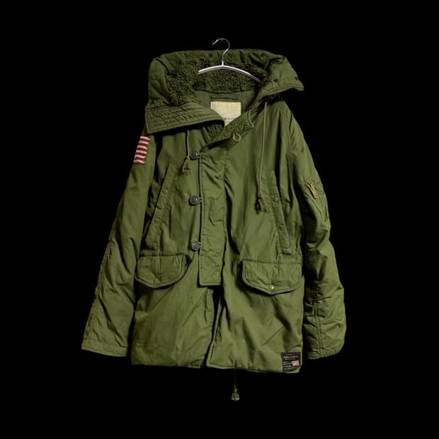 폴로 랄프로렌 데님엔 서플라이 n-3b 밀리터리 파카