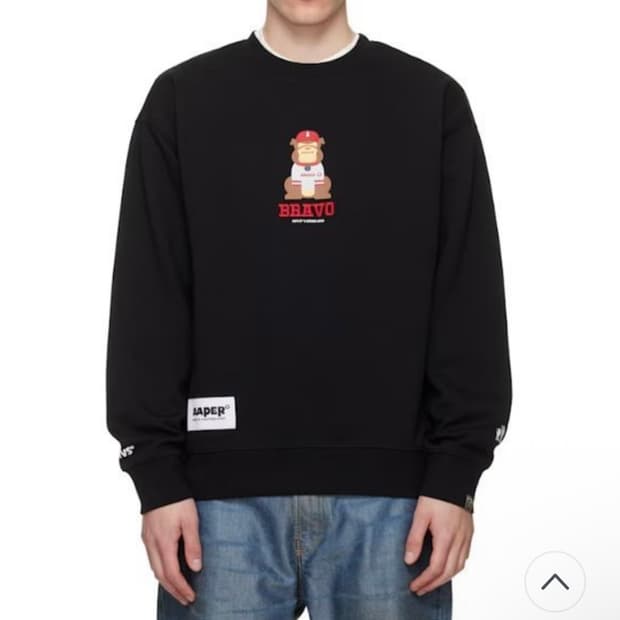 에이프 AAPE Aaper Crew Neck Sweater XL