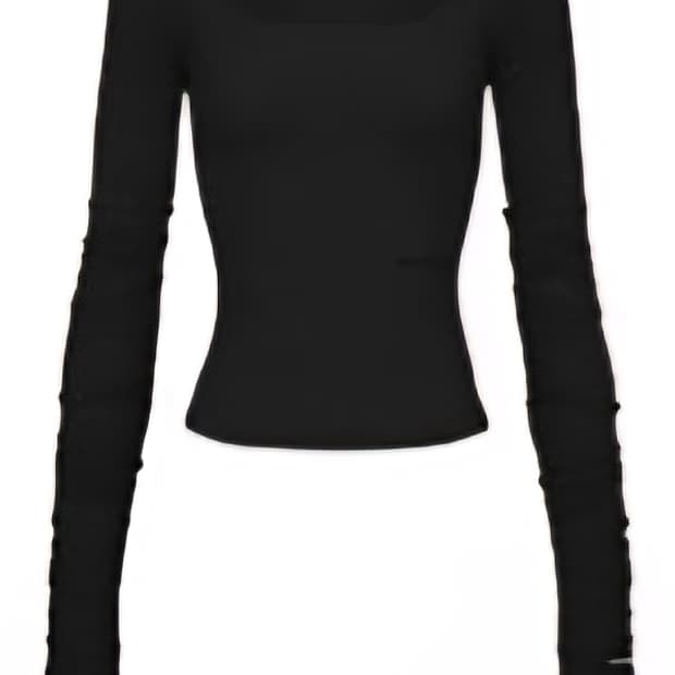 ODOR Leeve tee black 새상품