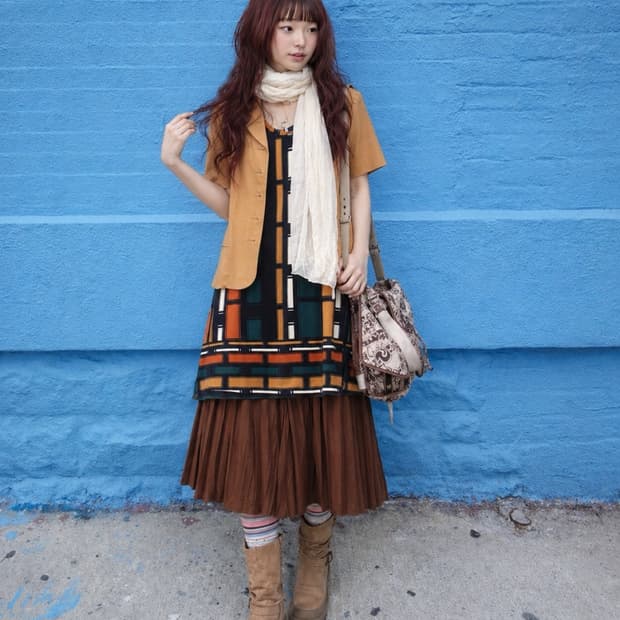 히피 걸 코디 set