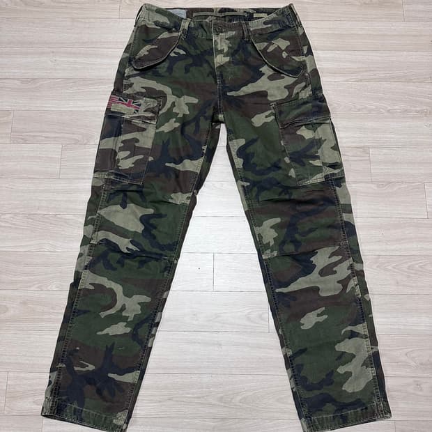 랄프로렌 카모 카고 팬츠 34-32