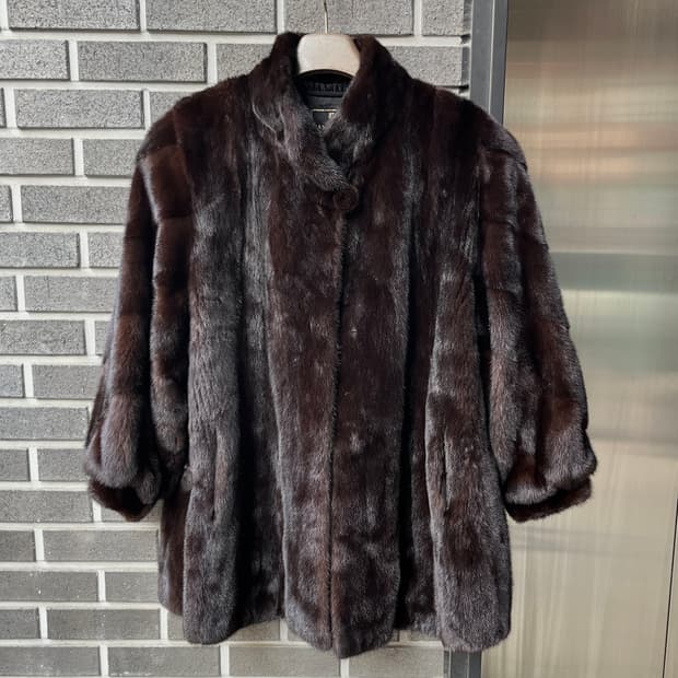 90s American Fur Award 아메리칸 퍼어워드 밍크 코트 