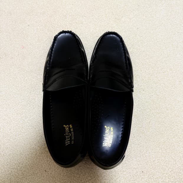 G.HBASS 위준 러버솔 레더 페니로퍼 맨 BAS-BA11711K-0