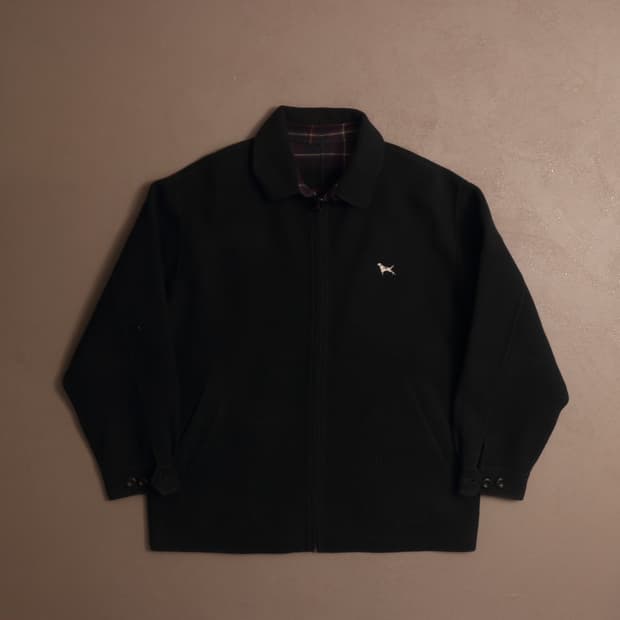 90's 빈티지 울 블루종 자켓 A1255