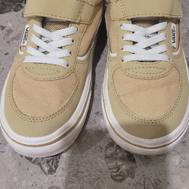 Vans 아동화 190mm 베이지 신발.운동화
