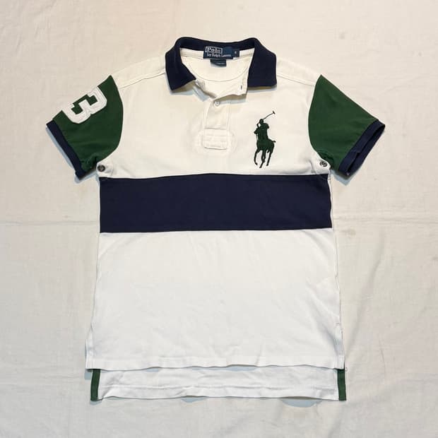 폴로 랄프로렌 빅포니 치프키프 럭비티 화이트