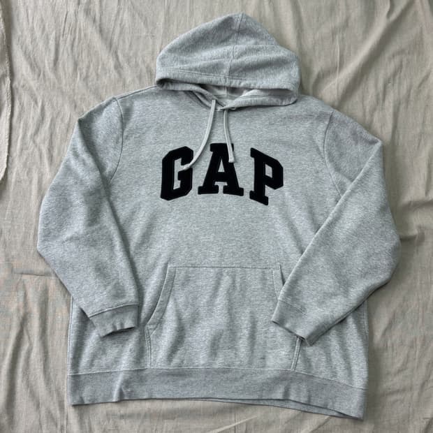 Gap 갭 빅로고 기모 후드 XXL