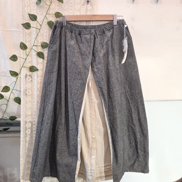 레이어드 디자인 스커트