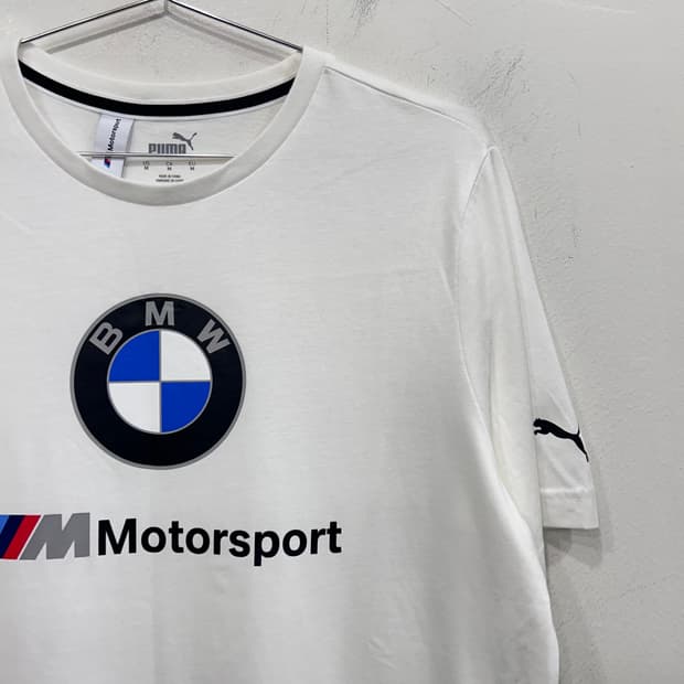푸마 BMW M모터스포츠 로고 반팔티