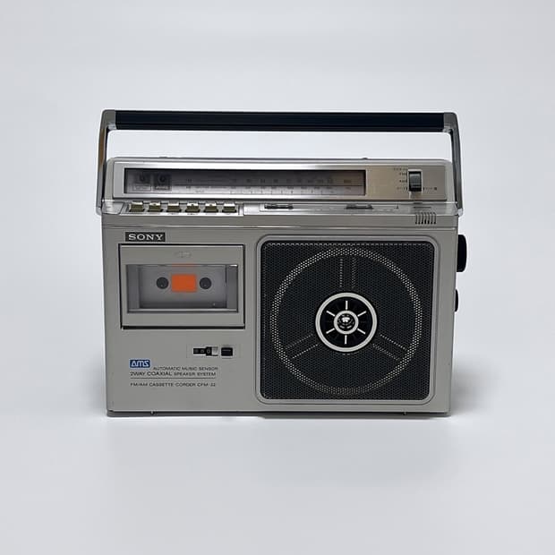 소니 카세트 플레이어(80s)