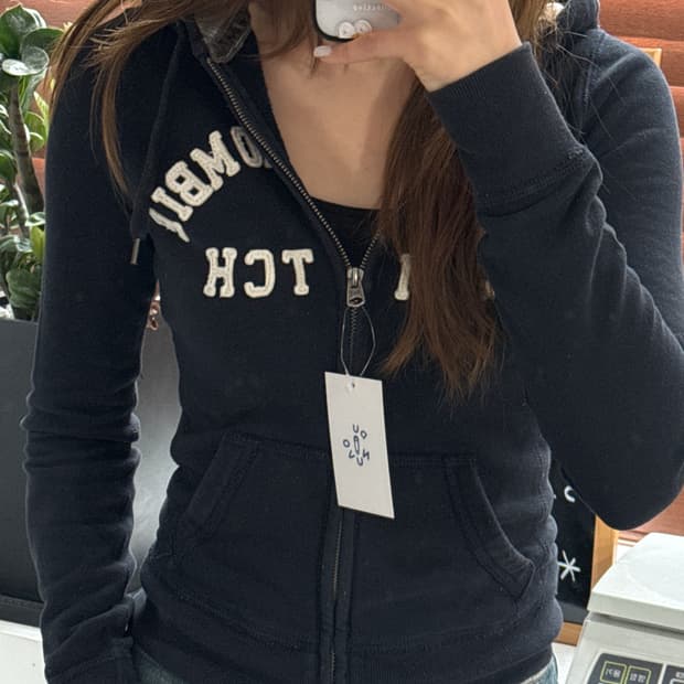 아베크롬비 딱붙 후드집업