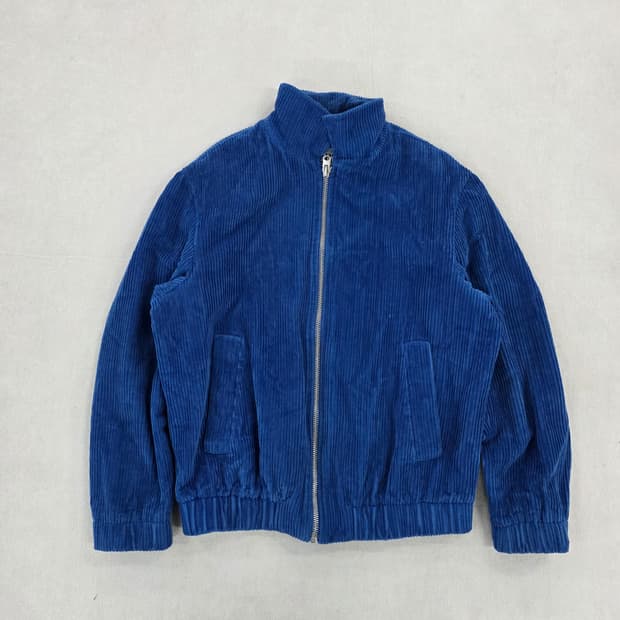 [L] 자라 코튜로이 집업 자켓 블루종 0219J