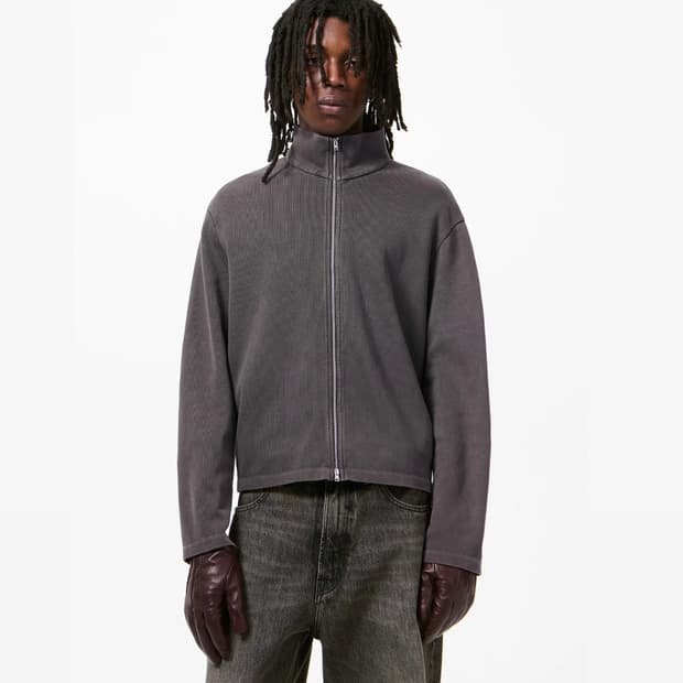 [50]아워레가시 26ss 슈렁큰 집업/그레이