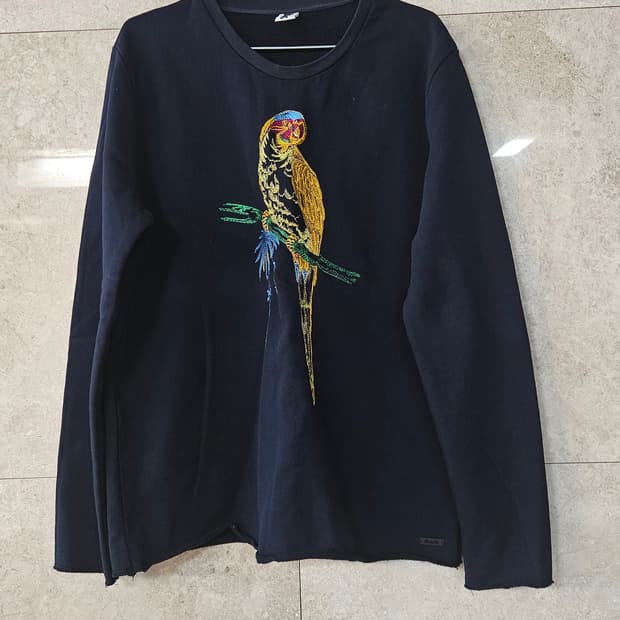 Bark 자수 스웨트셔츠 2xl