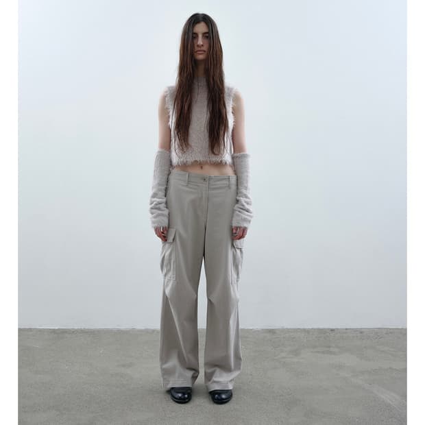 낫띵에브리띵 카고팬츠 그레이 베이지