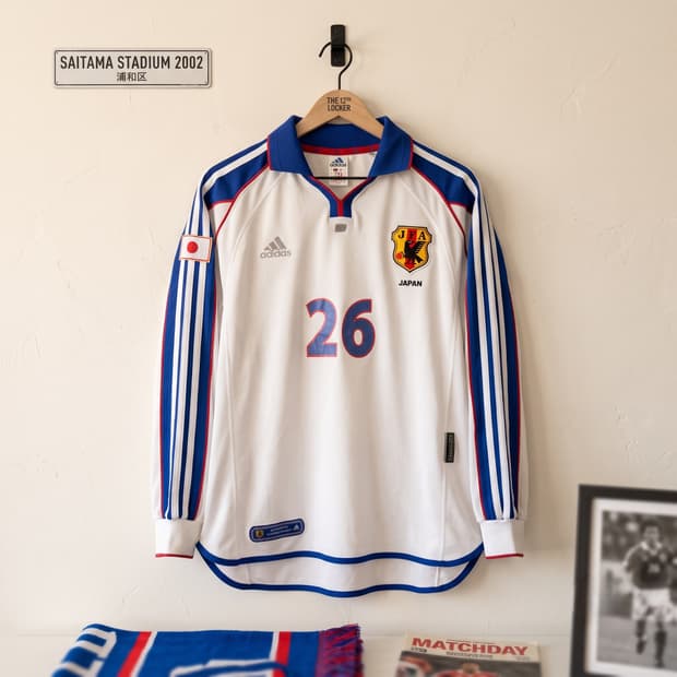 2001-2002 일본 국가대표 어웨이 롱슬리브