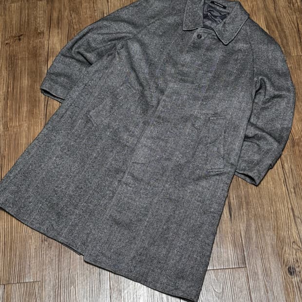 HILAND 일본 캐시미어 헤링본 코트