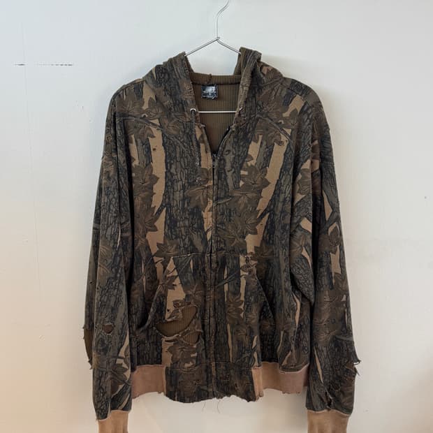 80s thermal lined realtree hoodie parka